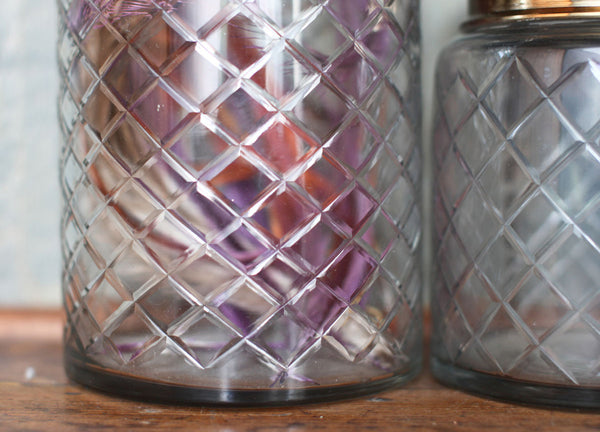 Etched Glass Pot