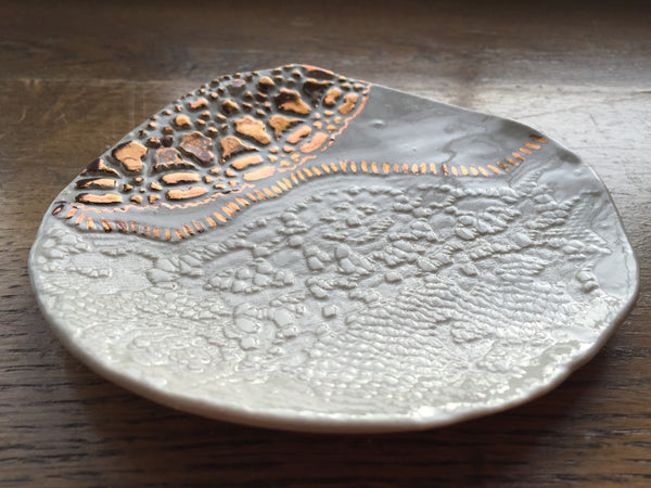 Gold Leaf Dish.