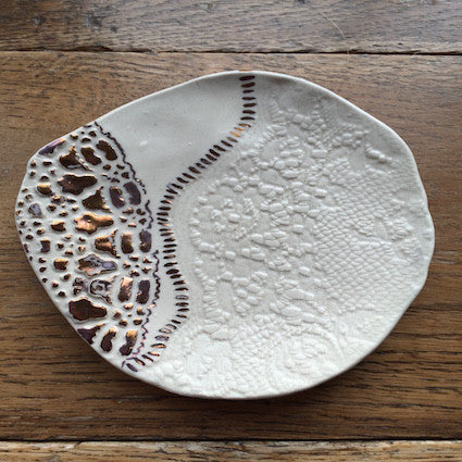 Gold Leaf Dish.