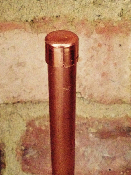 Copper Kitchen Roll Holder.