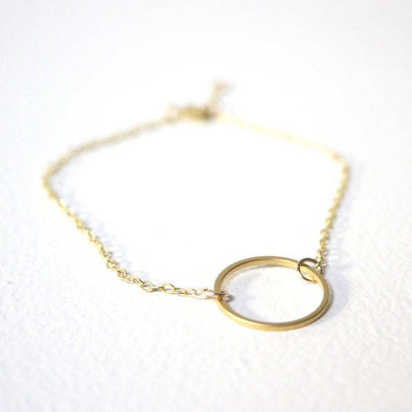 Gold Hoop Bracelet